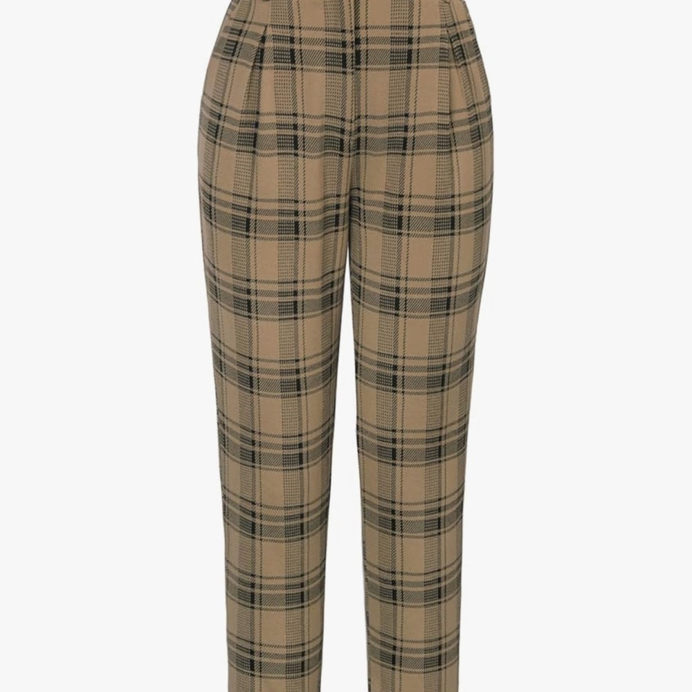 Grace Karin Tan and Black Trousers